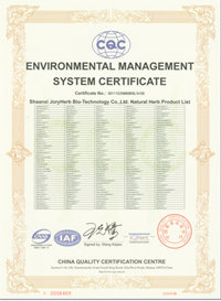 Enviroment Management System Certificate